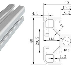 Aluminum Profile 40x40mm